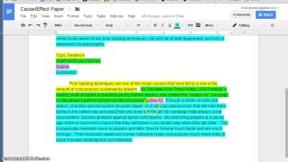 Writing Your First Body Paragraph  CauseEffect Paper [upl. by Laikeze318]