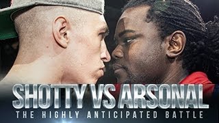 SHOTTY HORROH VS ARSONAL  Dont Flop Rap Battle [upl. by Pinebrook]