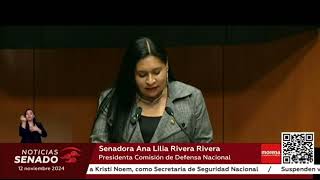 Ratifican en Senado ascensos de grados militares [upl. by Ddal]