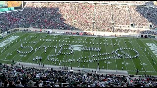 Spartan Marching Band Halftime  1122024  MSU vs Indiana [upl. by Branch]