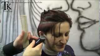 A short feminine hairstyle for Ioana Look and Learn By Theo Knoop [upl. by Bergerac826]