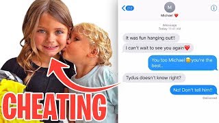 We CAUGHT Mini Jake Paul’s Girlfriend CHEATING On Him [upl. by Borg]