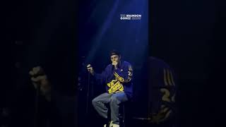 Justin Bieber singing Snooze by SZA at NHL AllStar Party [upl. by Anned201]