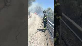 Incendio a Montorio al Vomano [upl. by Urba]