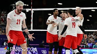 Poland avoids sixthstraight quarterfinal exit with win over Slovenia  Paris Olympics  NBC Sports [upl. by Rayna]