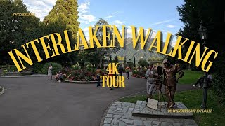 Exploring Interlaken A Stunning 4K Walking Tour [upl. by Earahs]