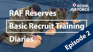 RAF Basic Recruit Training Course Diaries 2 First Aid amp Shaving [upl. by Ohnuj624]