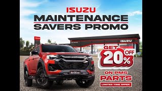 Isuzu Philippines Corporation announces 2024 Maintenance Savers Promo [upl. by Atirahs]