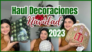 Haul de compras NAVIDEÑAS 2023 🎄 Nuevas Decoraciones para NAVIDAD 2023 🎅🏼 [upl. by Noivax319]