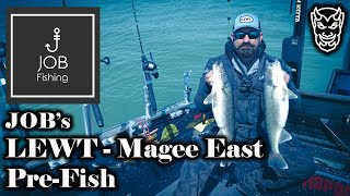 JOBs Lake Erie Walleye Trail  Magee East PreFishing Grind [upl. by Leilamag]