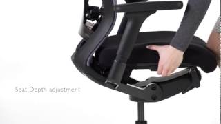 KI Altus Mesh Task Chair  Seat  Depth Adjustment [upl. by Aneekan995]