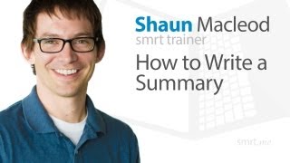 How to Write a Summary [upl. by Arema383]