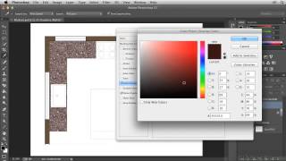 Photoshop for Architects Tutorial  Using Pattern And Colour Overlay Together [upl. by Ynnij]