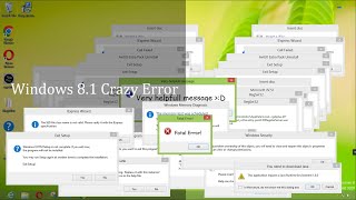 Windows 8 build 9200 Crazy Error  720p60 [upl. by Dore]