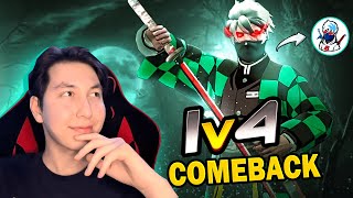 1 VS 4 Comeback Mobile Legend 😱 MehdixFF Reaction 🤯 [upl. by Mariya]