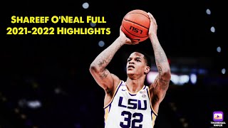 Shareef O’Neal 20212022 LSU Season Highlights [upl. by Yaffit]