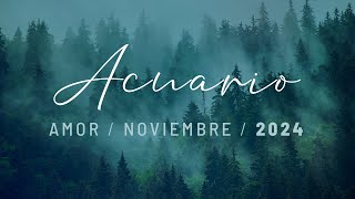 😥 Acuario Noviembre Alguien está sintiendo tu ausencia 💜 Tarot interactivo ☀️ [upl. by Arved]