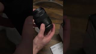 Unboxing Canon RF 85mm F2 Macro IS STM canon85mmf2 [upl. by Atlante144]