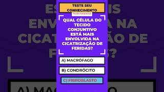 Quiz Tecido conjuntivo 1 [upl. by Atteynod]