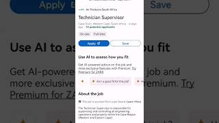 Technician supervisor job application [upl. by Aleihs346]