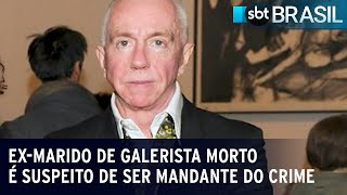 Polícia pede prisão de exmarido de galerista assassinado no Rio  SBT Brasil 090224 [upl. by Amiarom]