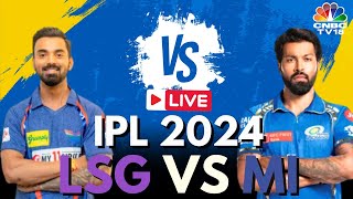 IPL 2024 LIVE MI vs LSG LIVE Match  Mumbai Indians vs Lucknow LIVE  IPL Cricket Match LIVE  N18L [upl. by Baruch927]