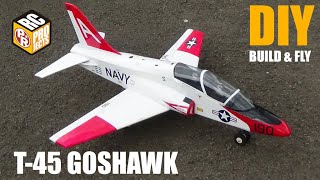 Foam Board T45 Goshawk RC Jet Plane [upl. by Hasile422]