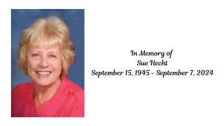 Paynesville Lutheran Church  September 13 2024 1030am Memorial Service for Susan quotSuequot Hecht [upl. by Krueger]