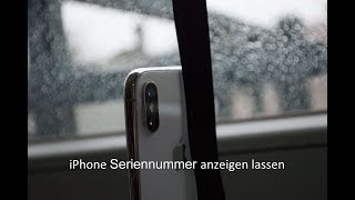 iPhone Seriennummer anzeigen lassen [upl. by Tennes]