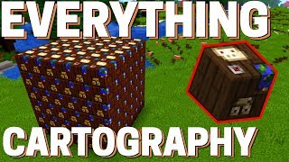 Minecraft Cartography Table How to Use Maps amp Cartography Table in Minecraft 1144 Avomance 2019 [upl. by Wilhelmina]