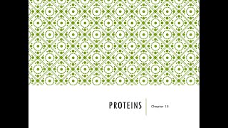 Clinical Chemistry 1 Proteins [upl. by Benedix]