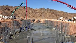 How to Manage Mega Concrete Pouring of Raft PartVII  How manage Placing amp Finishing of Concrete [upl. by Immat]