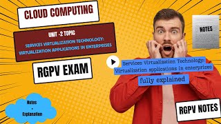 what is Services Virtualization TechnologyVirtualization applications in enterprises rgpv unit2 [upl. by Adara940]