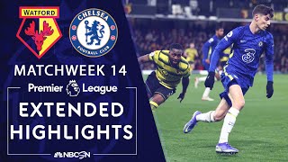 Watford v Chelsea  PREMIER LEAGUE HIGHLIGHTS  1212021  NBC Sports [upl. by Arriaet]