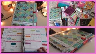 ERIN CONDREN Life Planner  How I Organize amp Decorate It [upl. by Aerua]