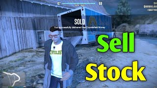 GTA 5 Online  Counterfeit Cash Factory  Sell Stock Bike Delivery gta [upl. by Enilemme403]