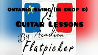 Acoustic Guitar Lesson  Ontario Swing in drop D [upl. by Acisey]