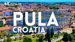 Discover Pula Istria in 4K  Majestic Drone and Ground Footage Croatia touristic place top [upl. by Monro553]