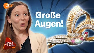 Kokettes Erbstück 50er Jahre Schmuck mit Diamanten und Rubinen  Bares für Rares [upl. by Nilorac]