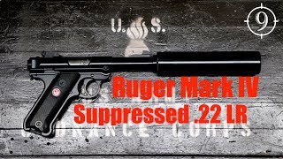 Ruger Mark IV Tactical Suppressed 22LR Review Hitmans Krugermeier 22 pistol [upl. by Okwu295]