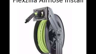 Install  Flexzilla Zillareel  Air Hose Reel [upl. by Thibaud]