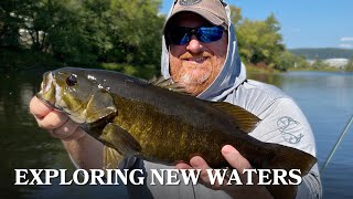 Exploring New Waters with Mountain Laurel Guide Service My Best Smallmouth Bass Ever on the Fly [upl. by Rafaelle]