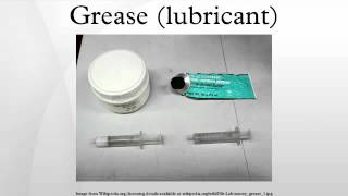 Grease lubricant [upl. by Thomey]