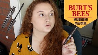 Burt’s Bees Nourishing Mascara  First Impression Demo Review [upl. by Sheryl525]