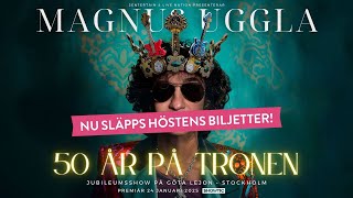 Magnus Uggla  50 år på tronen  Nu släpps höstens biljetter [upl. by Saylor]