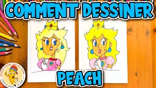 Comment Dessiner PEACH dans Mario [upl. by Nitsud]