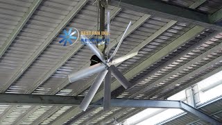 50quot Ventilation Fan Propeller Air Flow Testing [upl. by Etnoed]