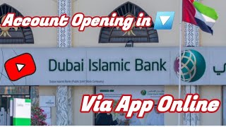 How to open bank account in Dubai Islamic online [upl. by Eniak]