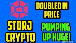 Storj Crypto DOUBLED IN PRICE TODAY Pumping up and you shouldve invested today crypto [upl. by Clevey237]