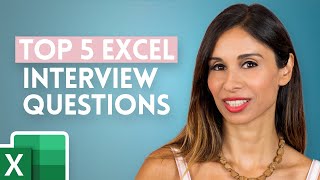 5 Excel INTERVIEW Questions You NEED to Get RIGHT [upl. by Lotti]